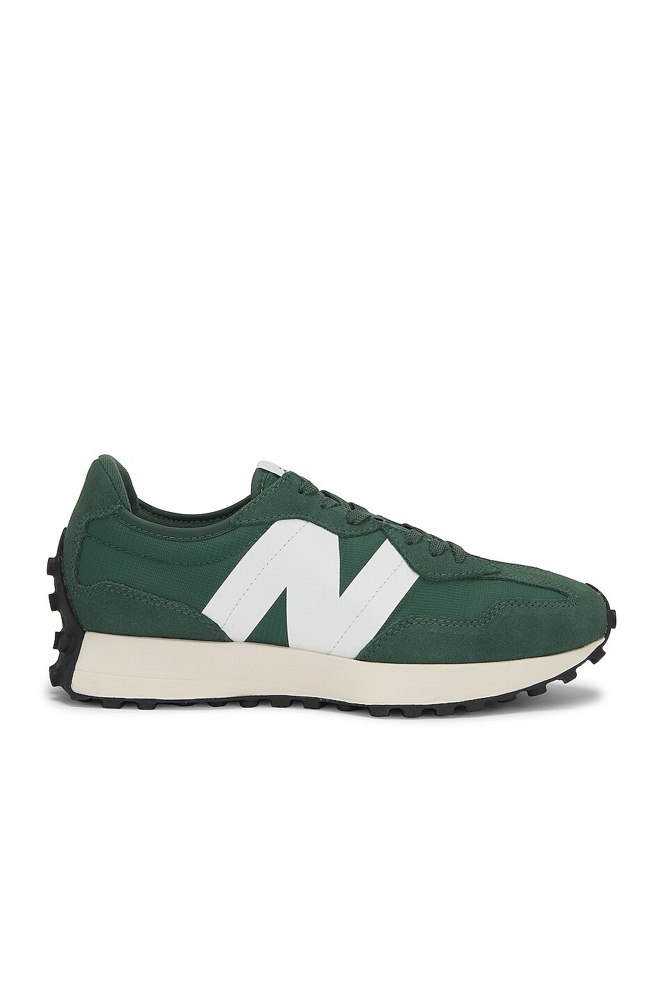 Image 1 of New Balance 327 in Team Forest Green & White