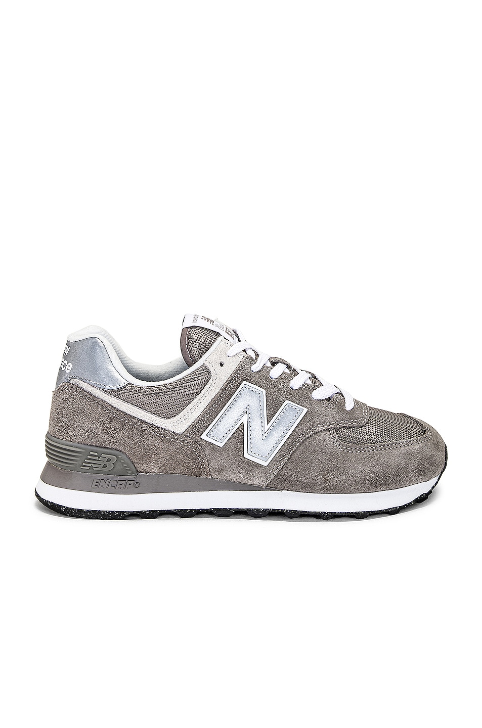 Image 1 of New Balance 574 Sneaker in Grey & White