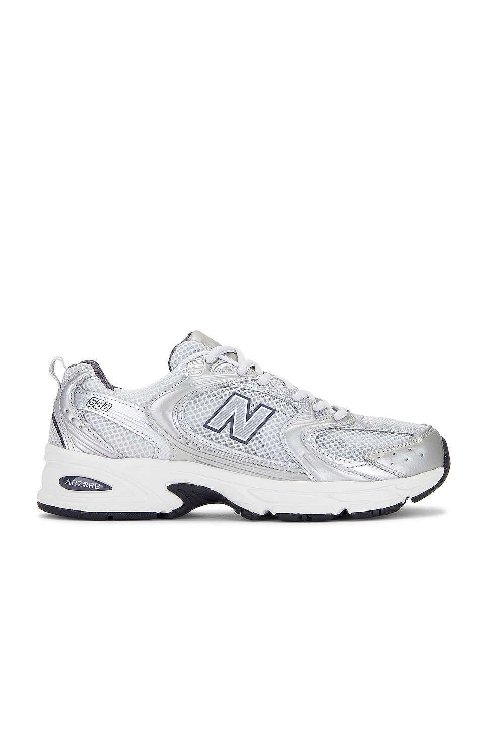 Image 1 of New Balance MR530 Sneaker in Grey Matter & Silver Metallic