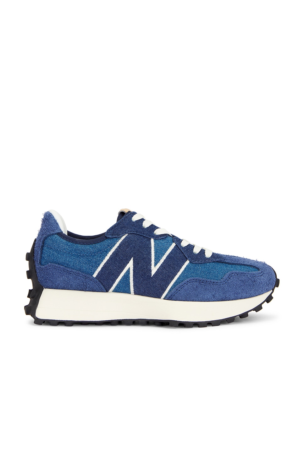 Image 1 of New Balance 327 Sneaker in Heron Blue & Angora