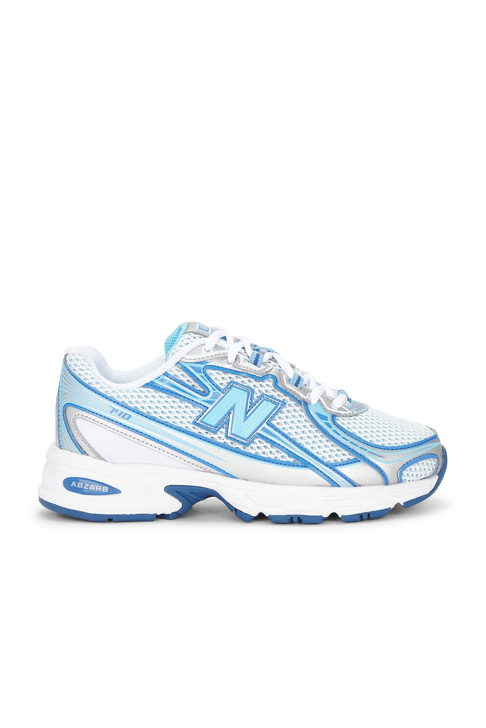 Image 1 of New Balance 740 Sneaker in Blue Agate, White, & Sky Blue