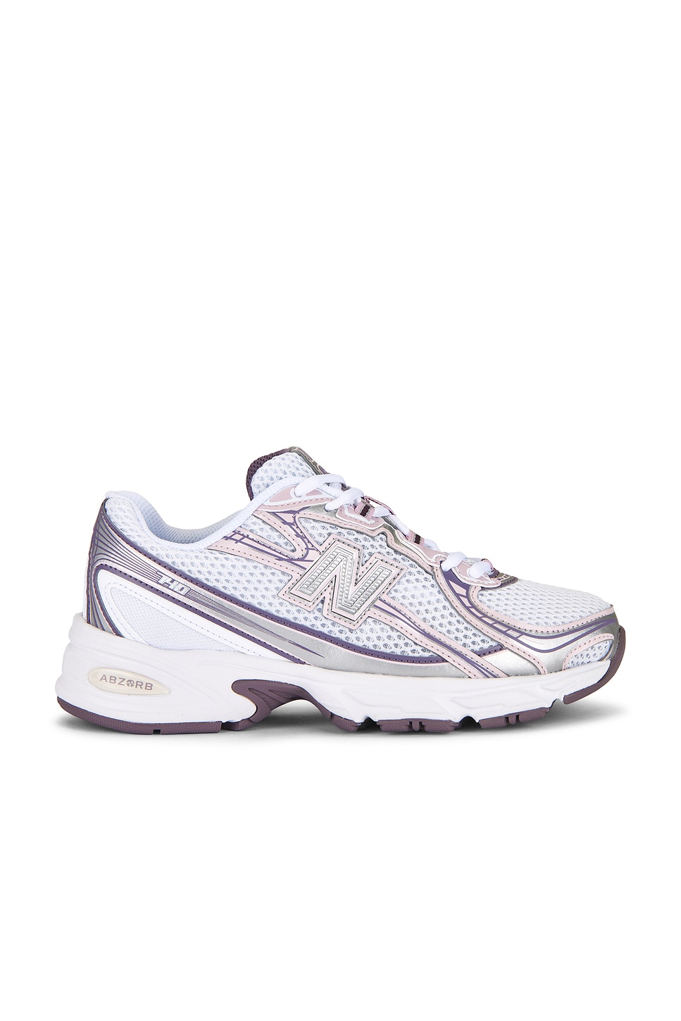 Image 1 of New Balance 740 Sneaker in Ice Wine, White, & Rose Sugar