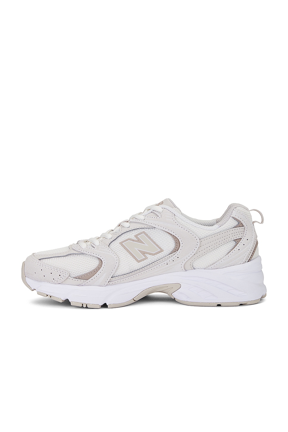 New Balance 530 Sneaker in Sea Salt, Moonbeam, Timber Wolf, & Driftwood FWRD