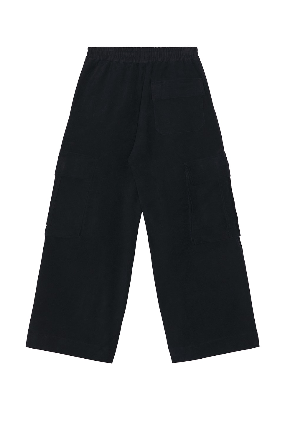Nicholas Daley Wide Leg Cargo Pant In Black