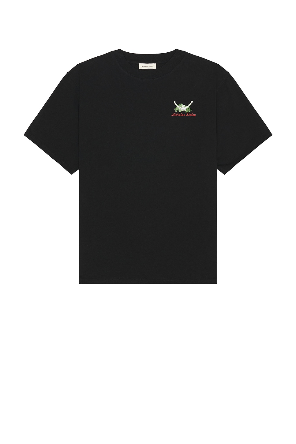Nicholas Daley Roots Tee In Black