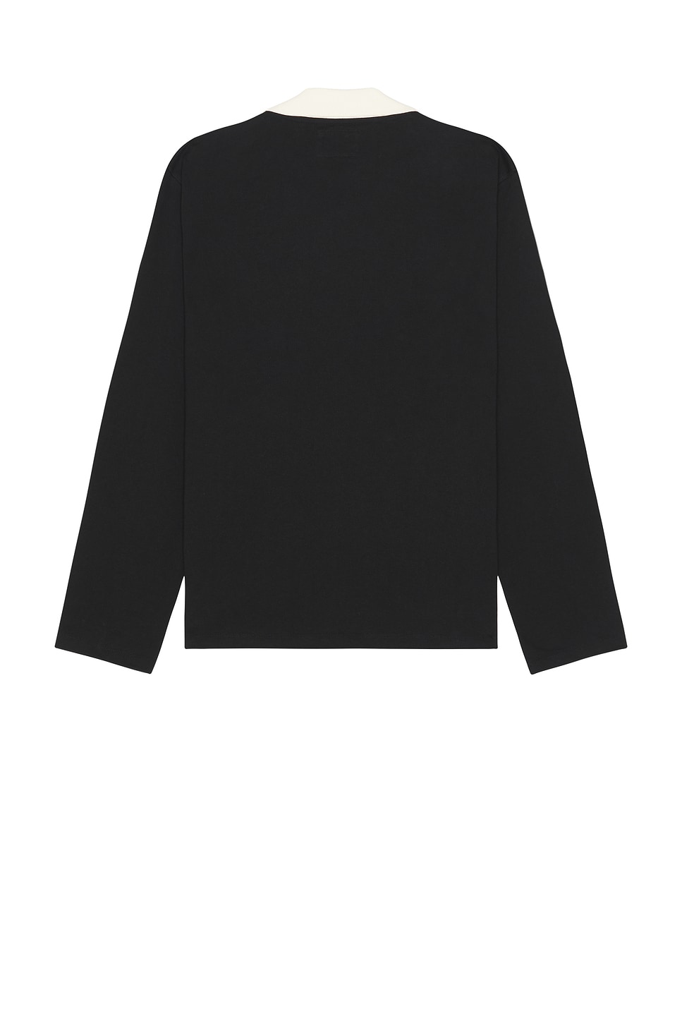 Nicholas Daley Gestreiftes Poloshirt Mit Logo-patch In Black