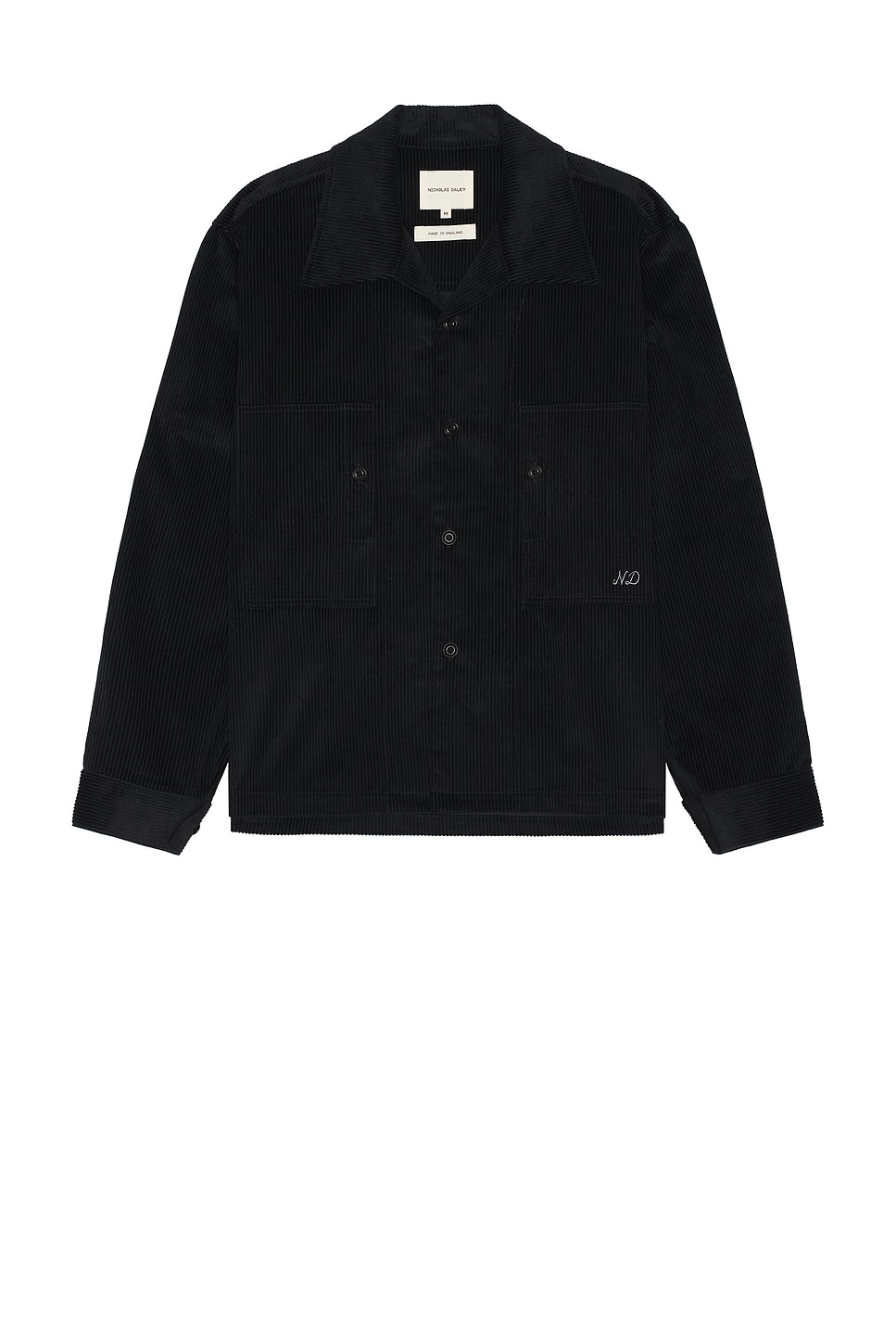 Classic Two Pocket Shirt in Black