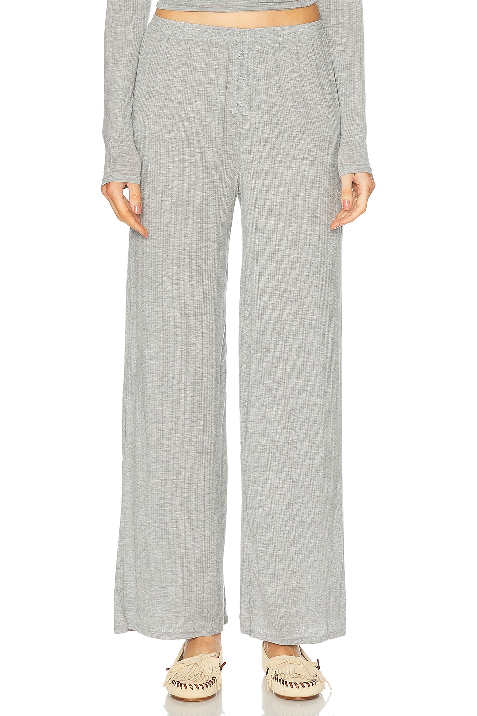 Whipped Track Pant in Light Grey