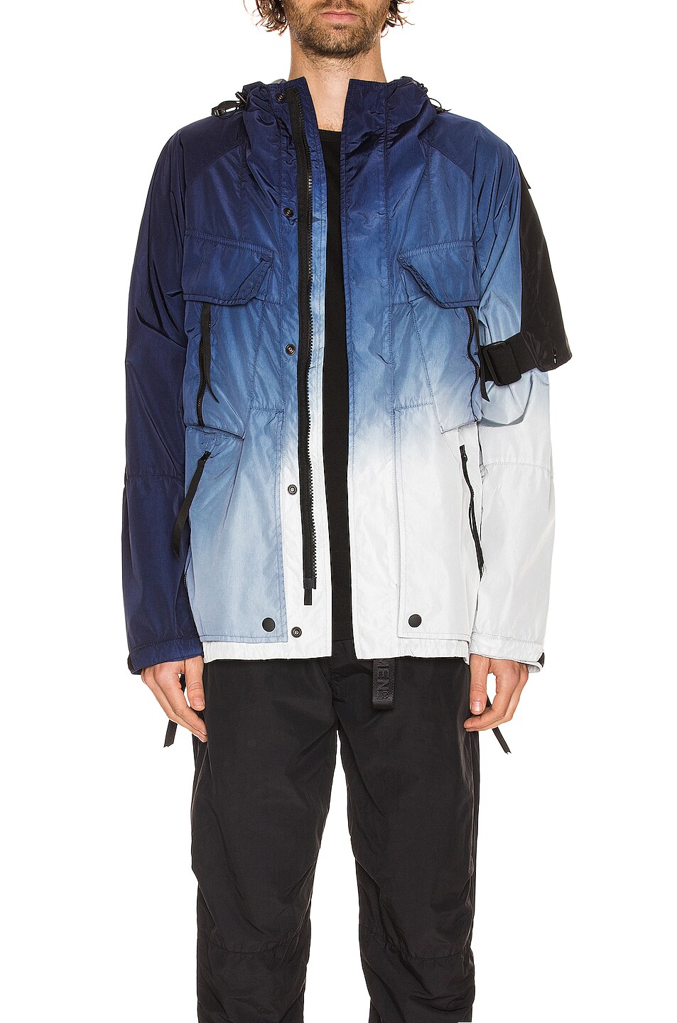 NemeN Dare 3L Dip Dye Jacket in Dipping Indigo FWRD