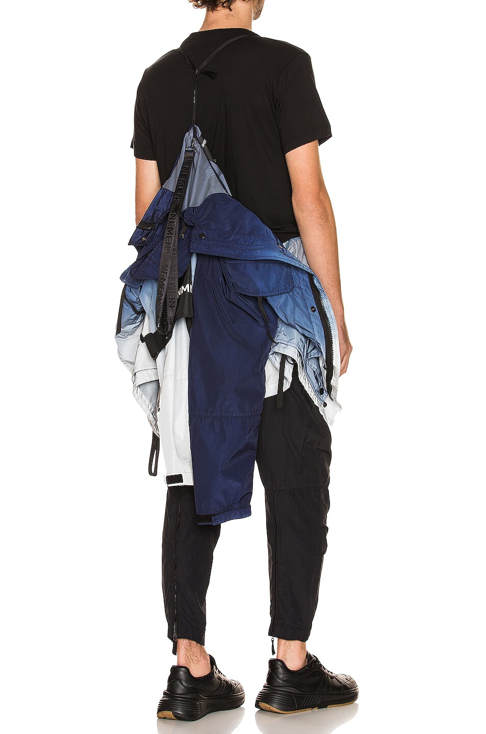 NemeN Dare 3L Dip Dye Jacket in Dipping Indigo FWRD