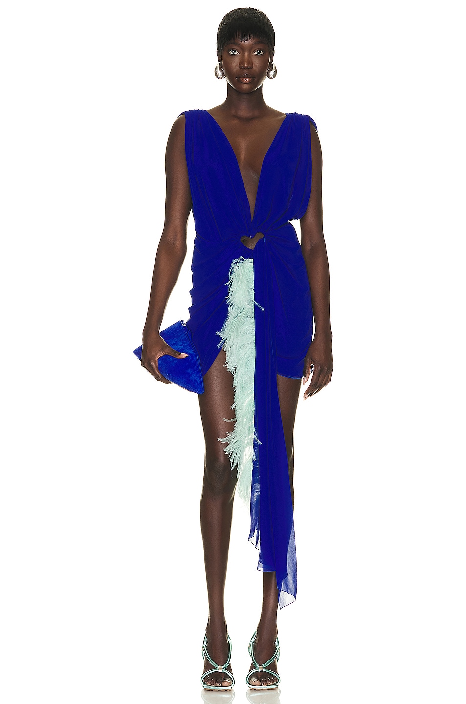 Image 1 of NERVI Vittoria Dress in Electric Blue