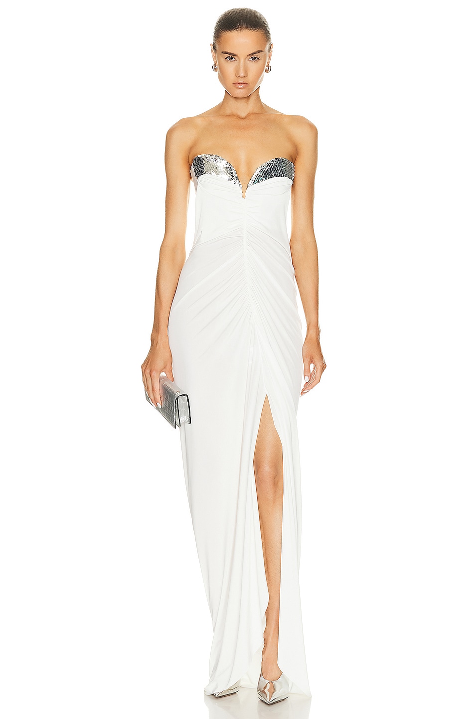 Image 1 of NERVI Rita Dress in Off White