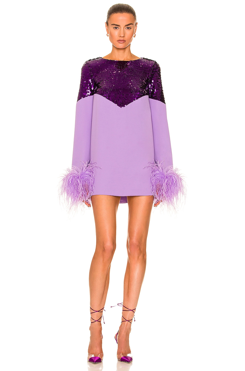 Image 1 of NERVI Cromby Mini Dress in Purple