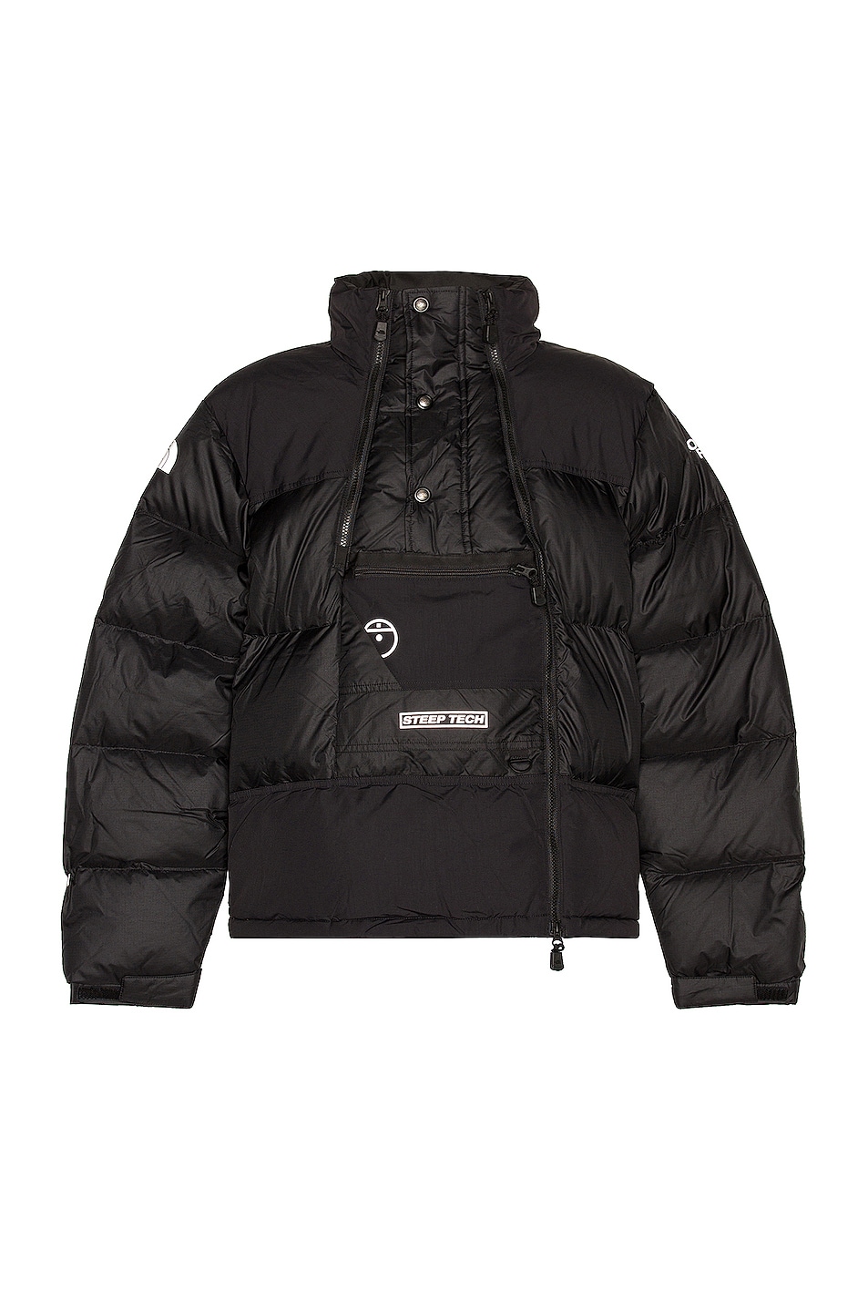 Image 1 of The North Face Black Steep Tech Down Jacket in TNF Black