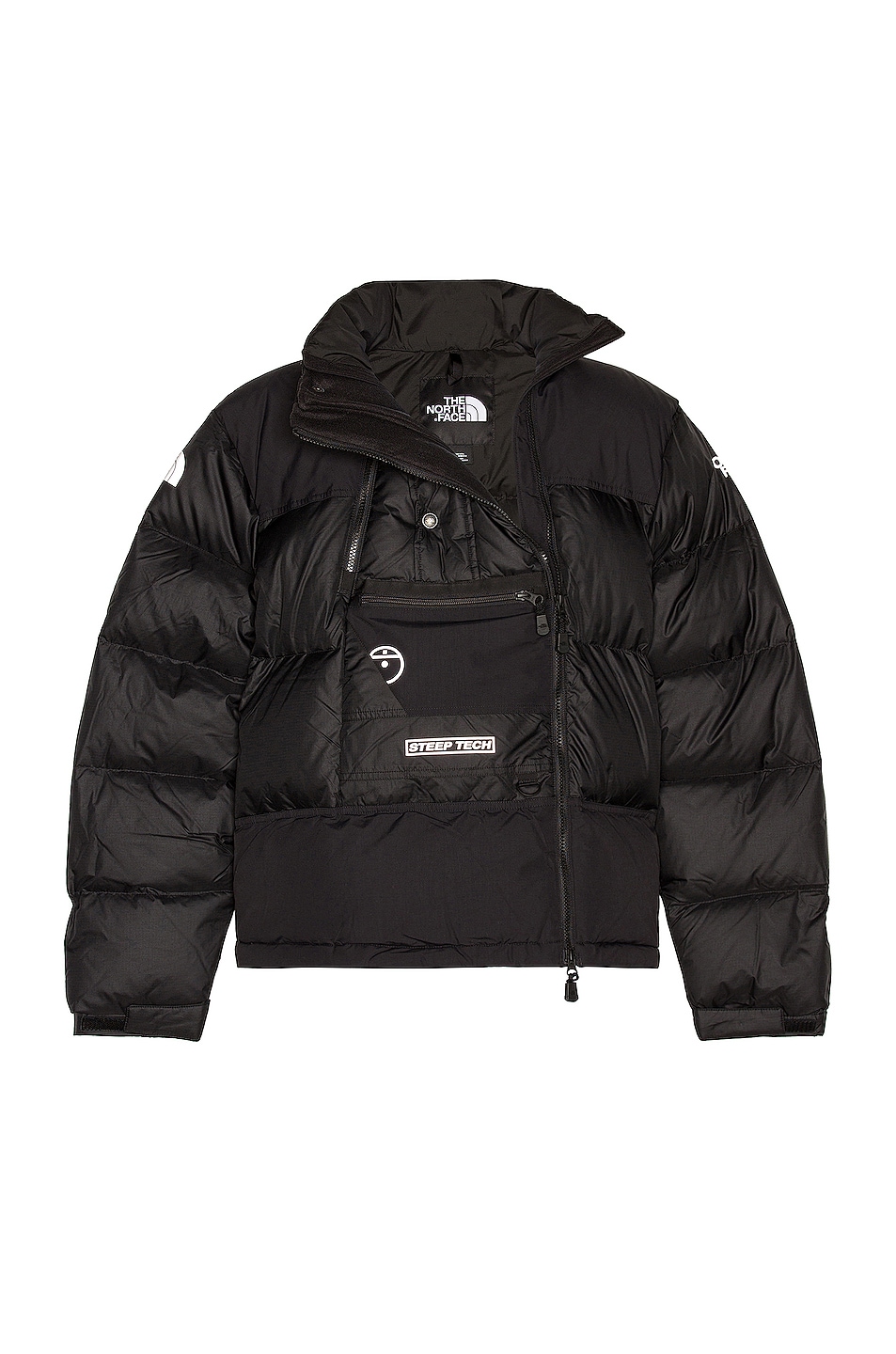 The North Face Black Steep Tech Down Jacket in TNF Black | FWRD