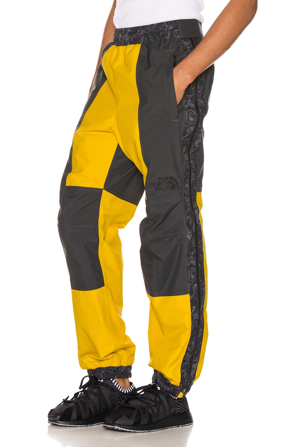 Image 1 of The North Face Black 94 Rage Rain Pant in Leopard Yellow & Asphalt Grey