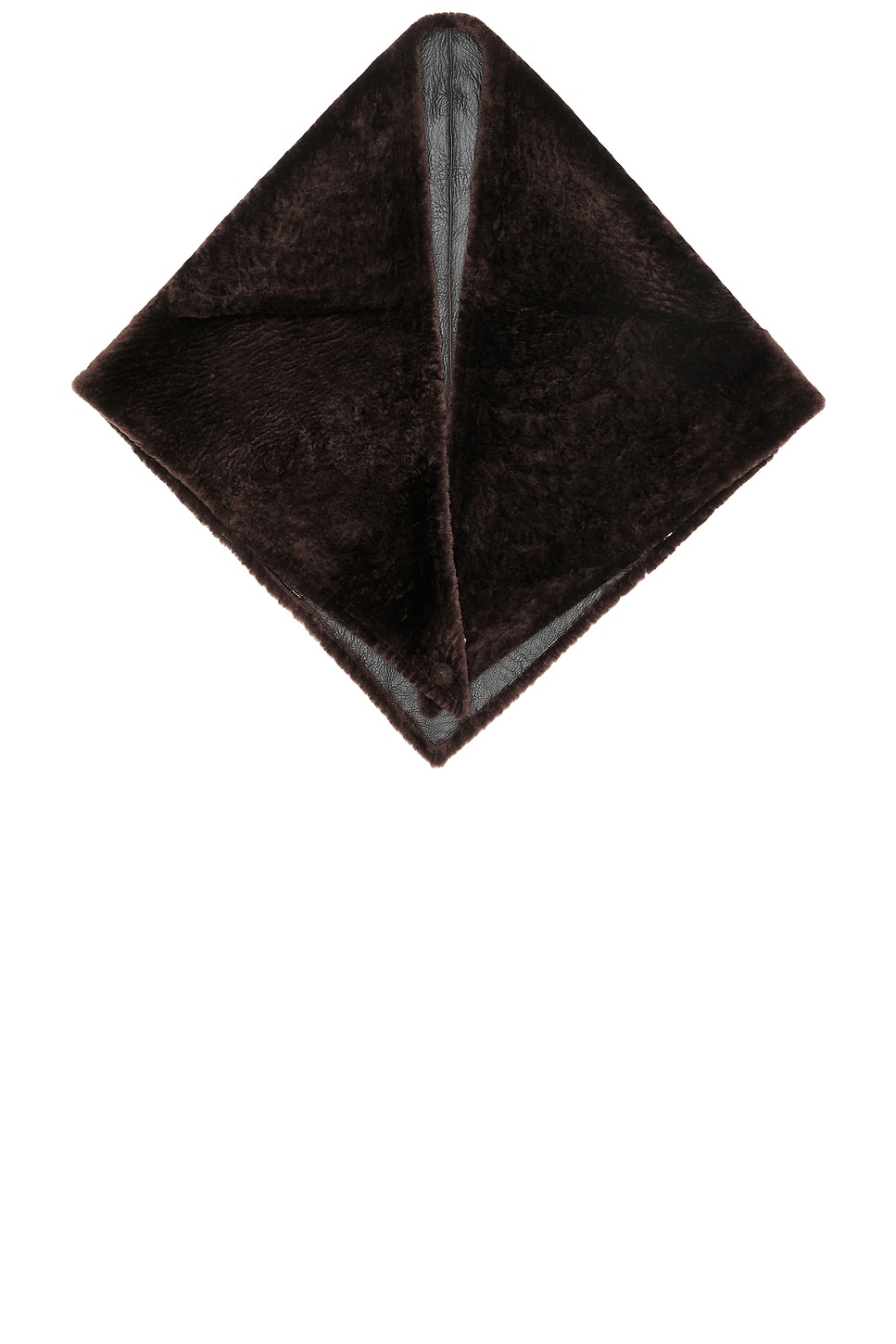 NOUR HAMMOUR Foulard Shearling Headscarf