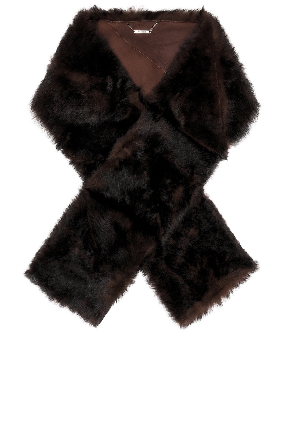 NOUR HAMMOUR Decadent Shearling Scarf