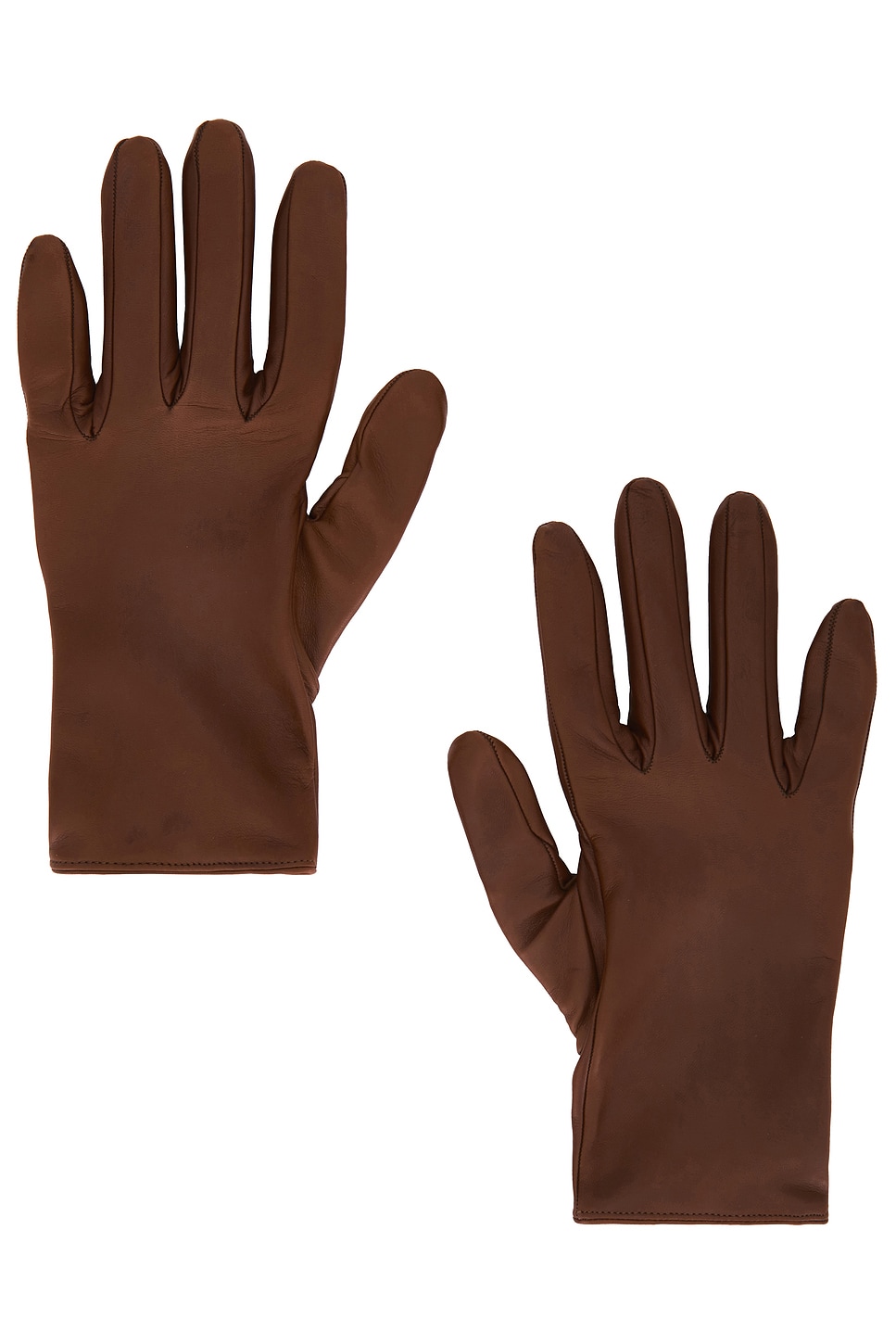 Nour Hammour Short Gloves In Brown