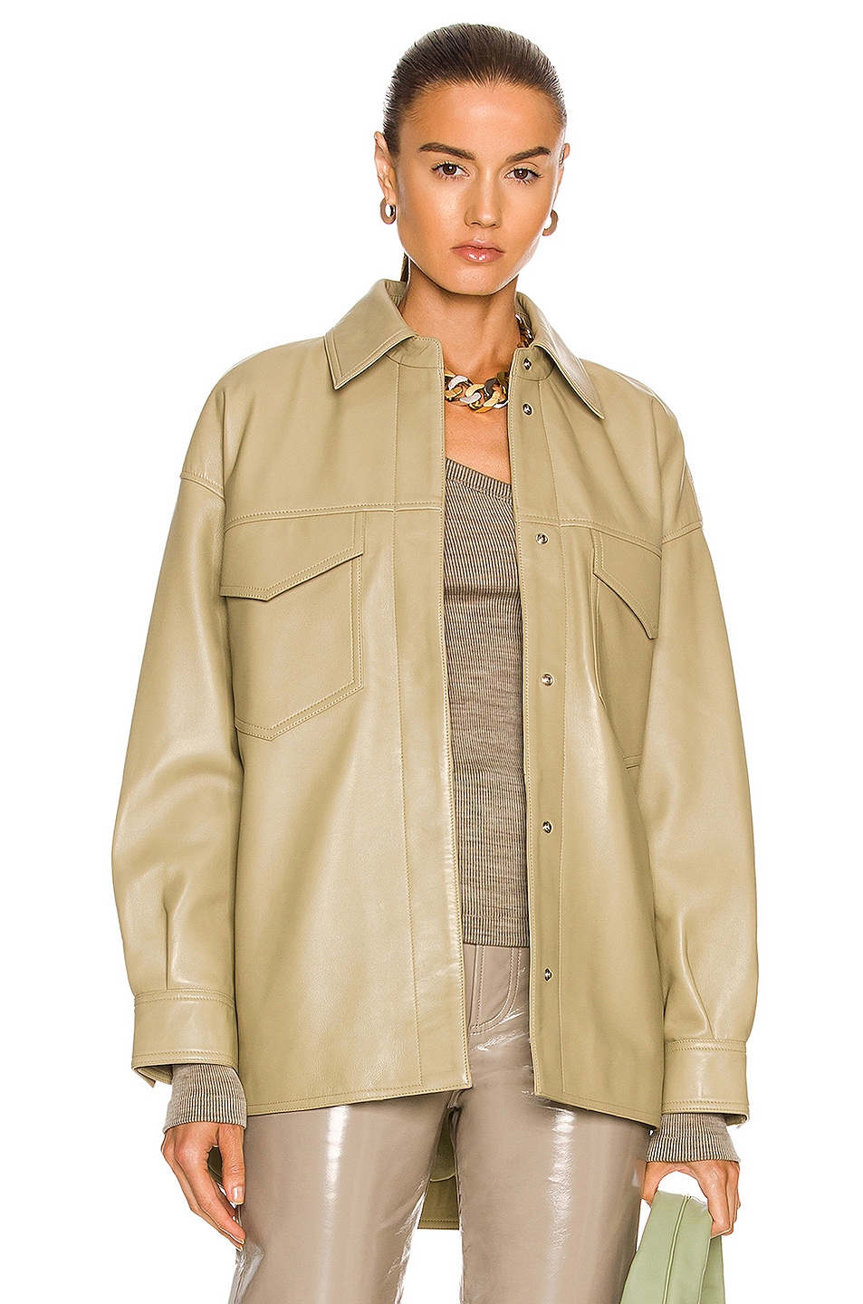 Image 1 of NOUR HAMMOUR Willy Jacket in Sponge