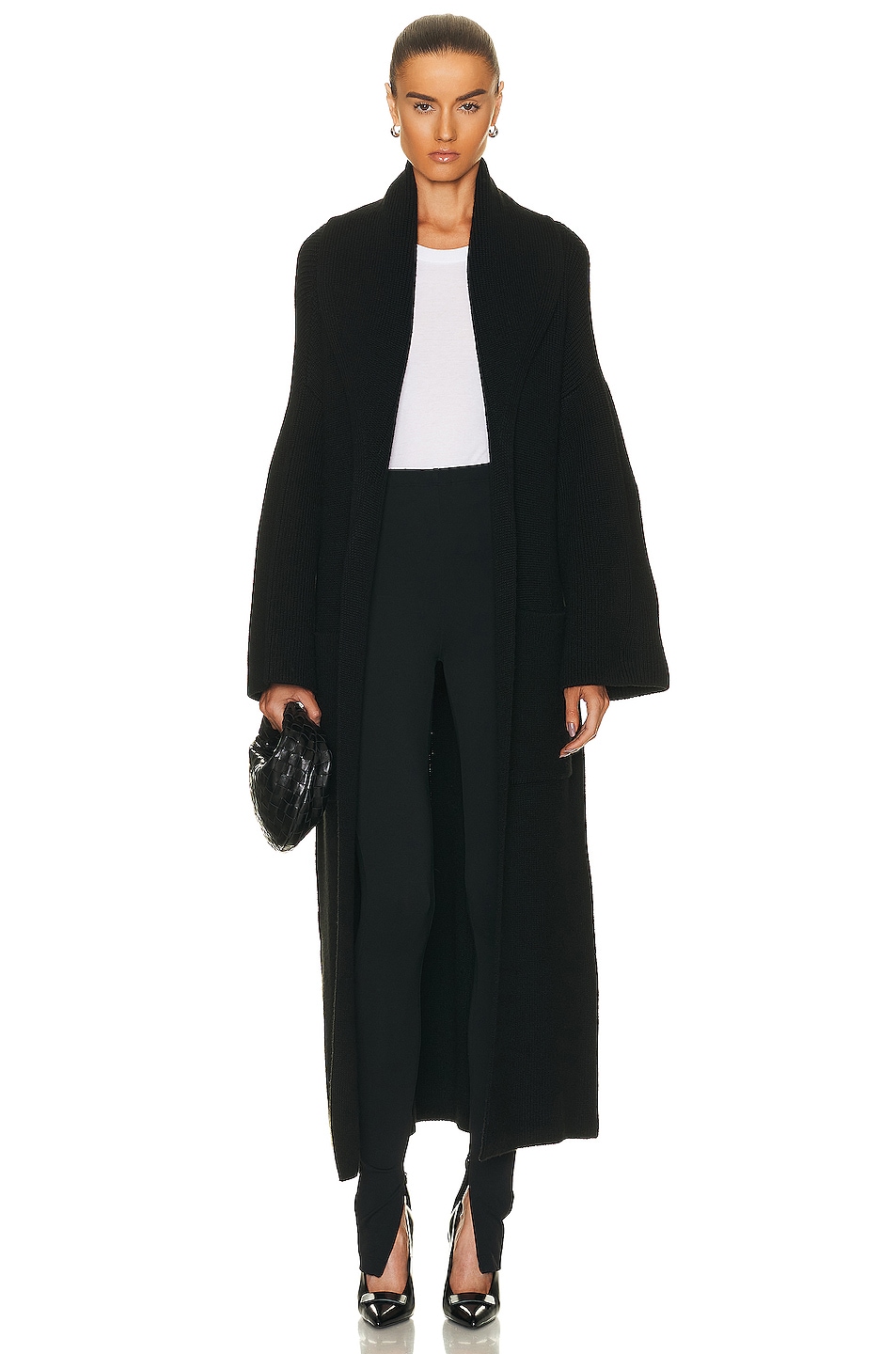Image 1 of NOUR HAMMOUR Janis Coat in Black
