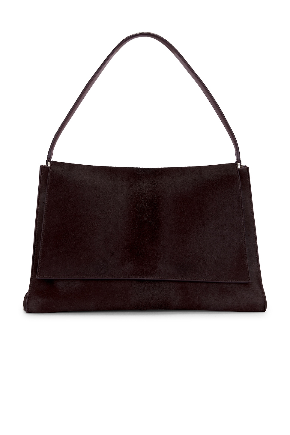 NOUR HAMMOUR Amal Everyday Top Handle Bag in Wine