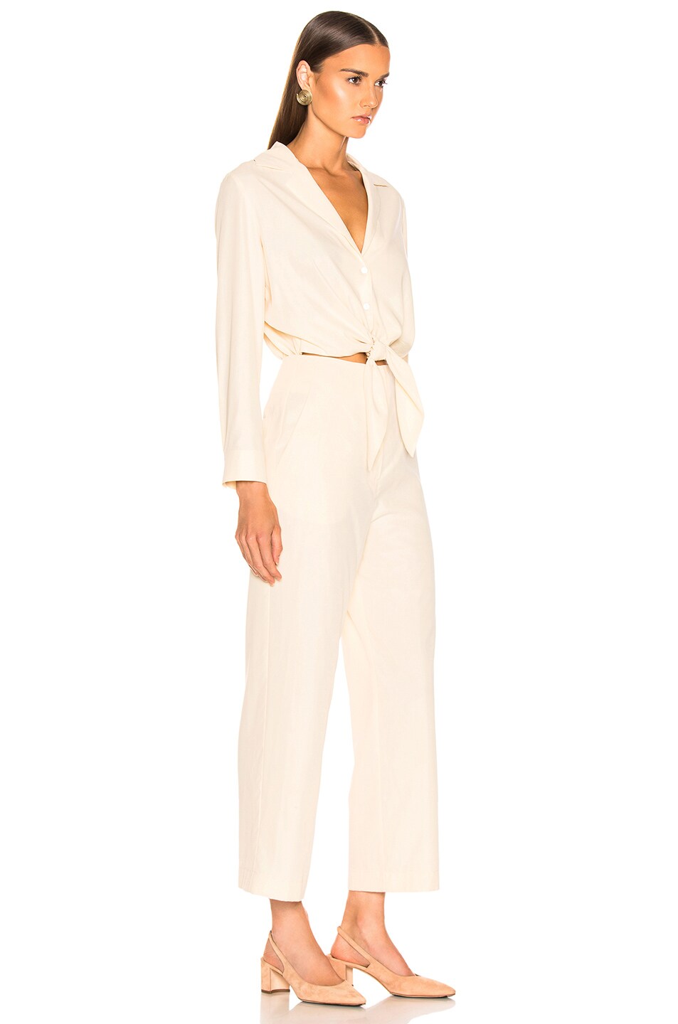 creme jumpsuit