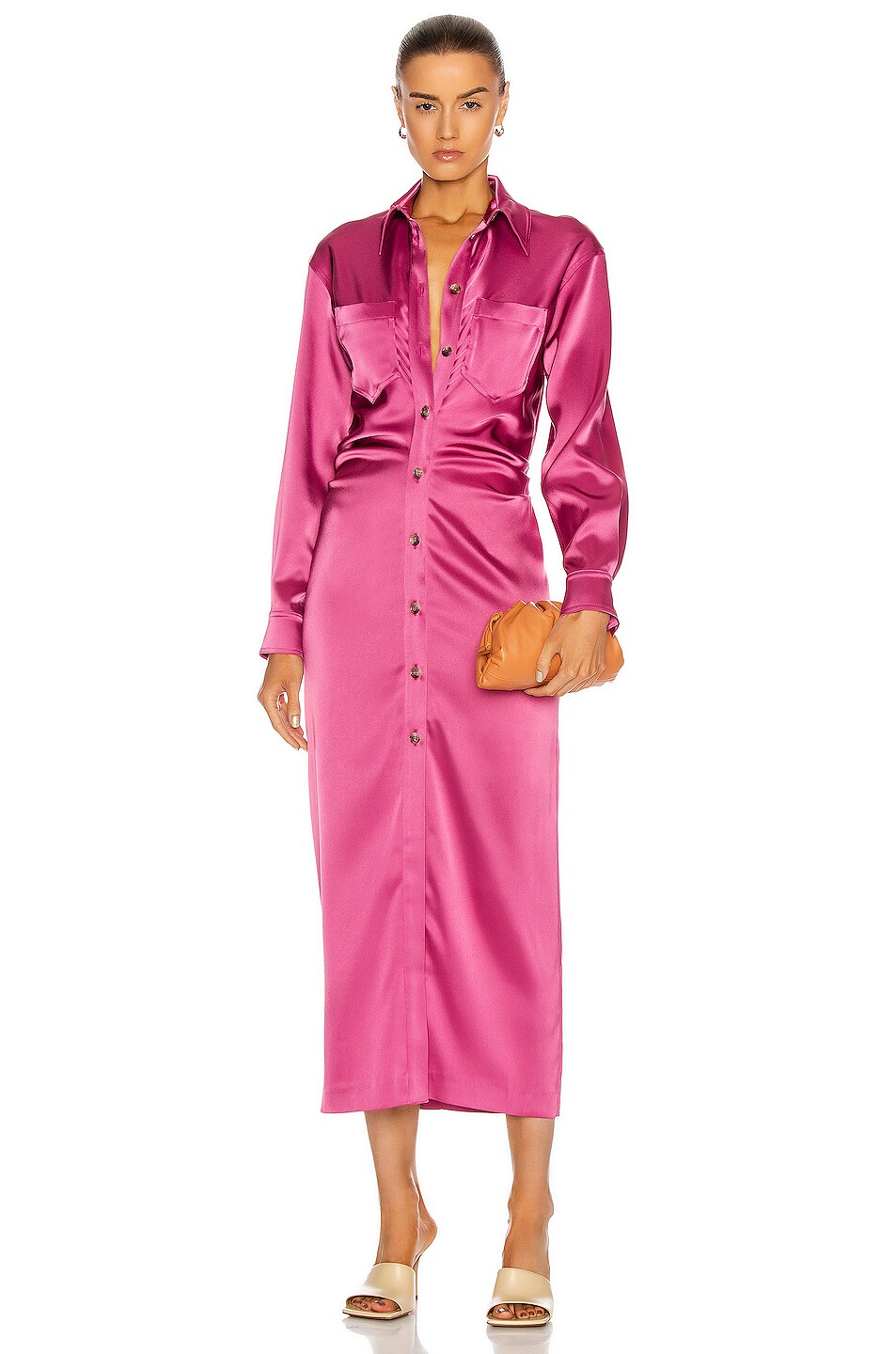 Image 1 of Nanushka Kinsley Dress in Pink