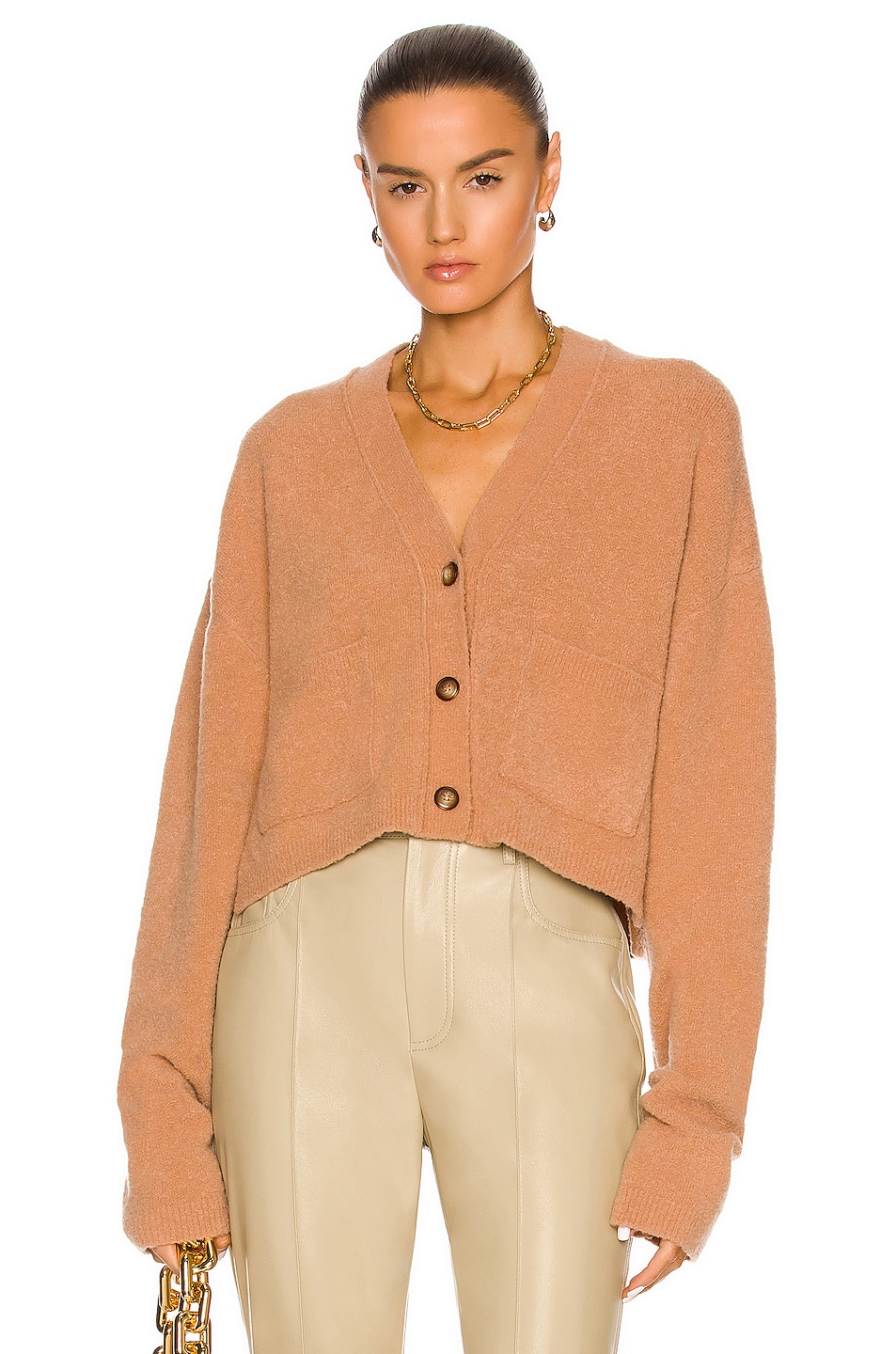 Image 1 of Nanushka Melina Sweater in Peach