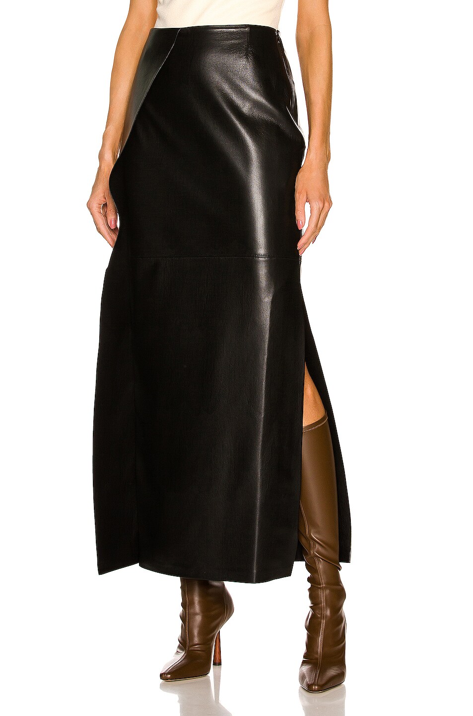 Image 1 of Nanushka Neve Skirt in Black