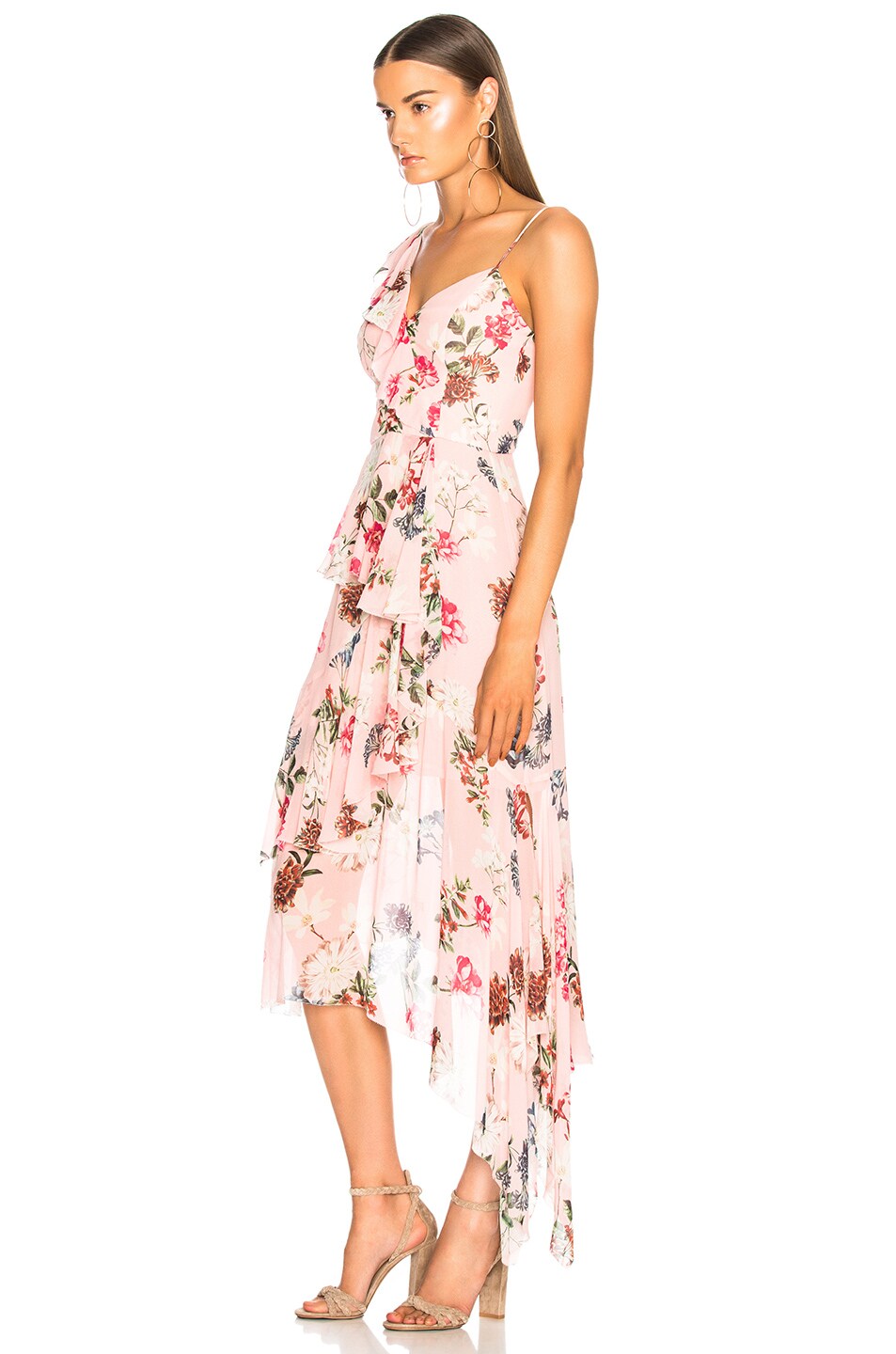 Icelyn Frill Dress Lilac