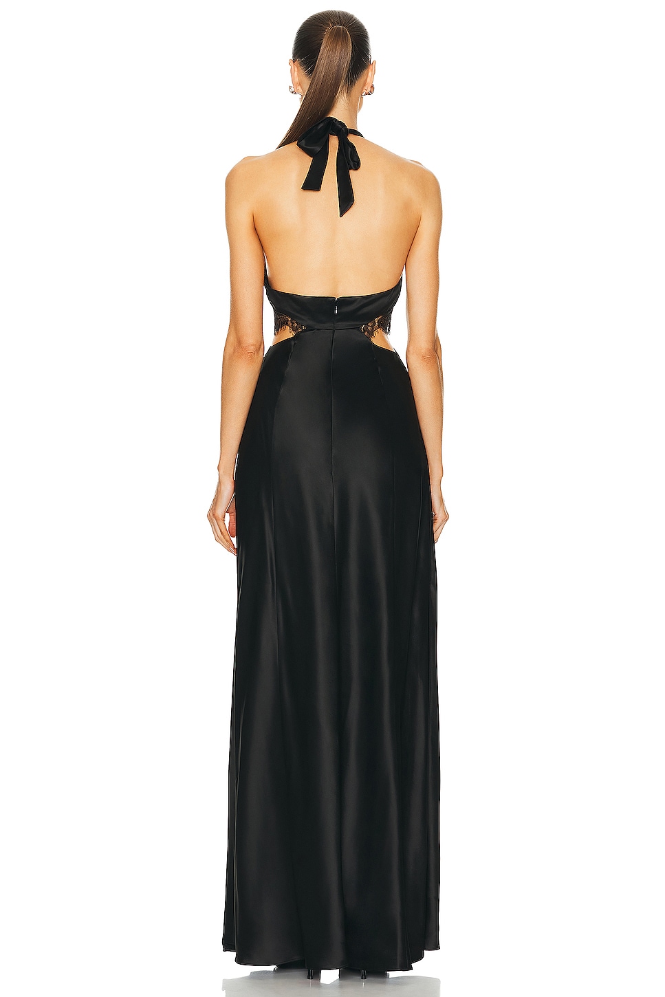 NICHOLAS Kylie Lace Cutout Gown