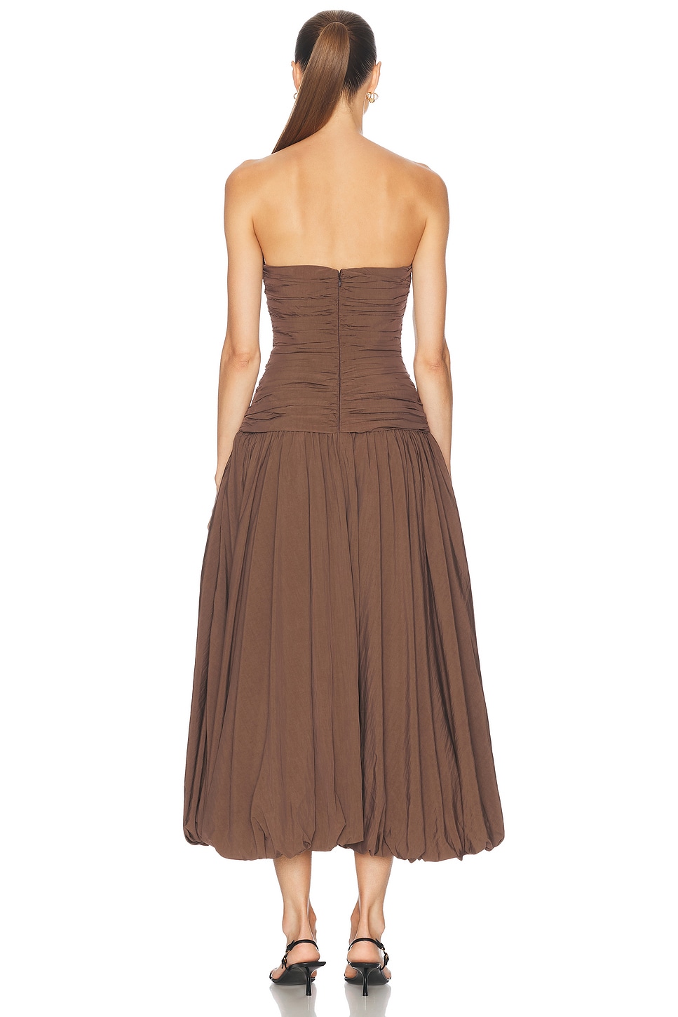 Strapless Midi Dress