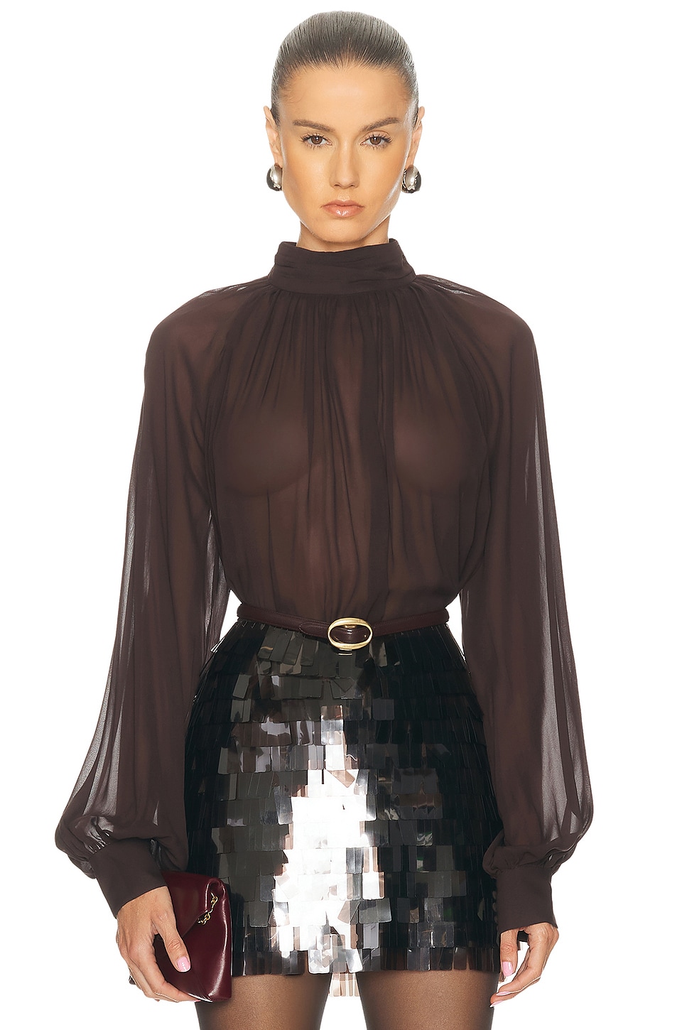Image 1 of NICHOLAS Solene Top in Cacao
