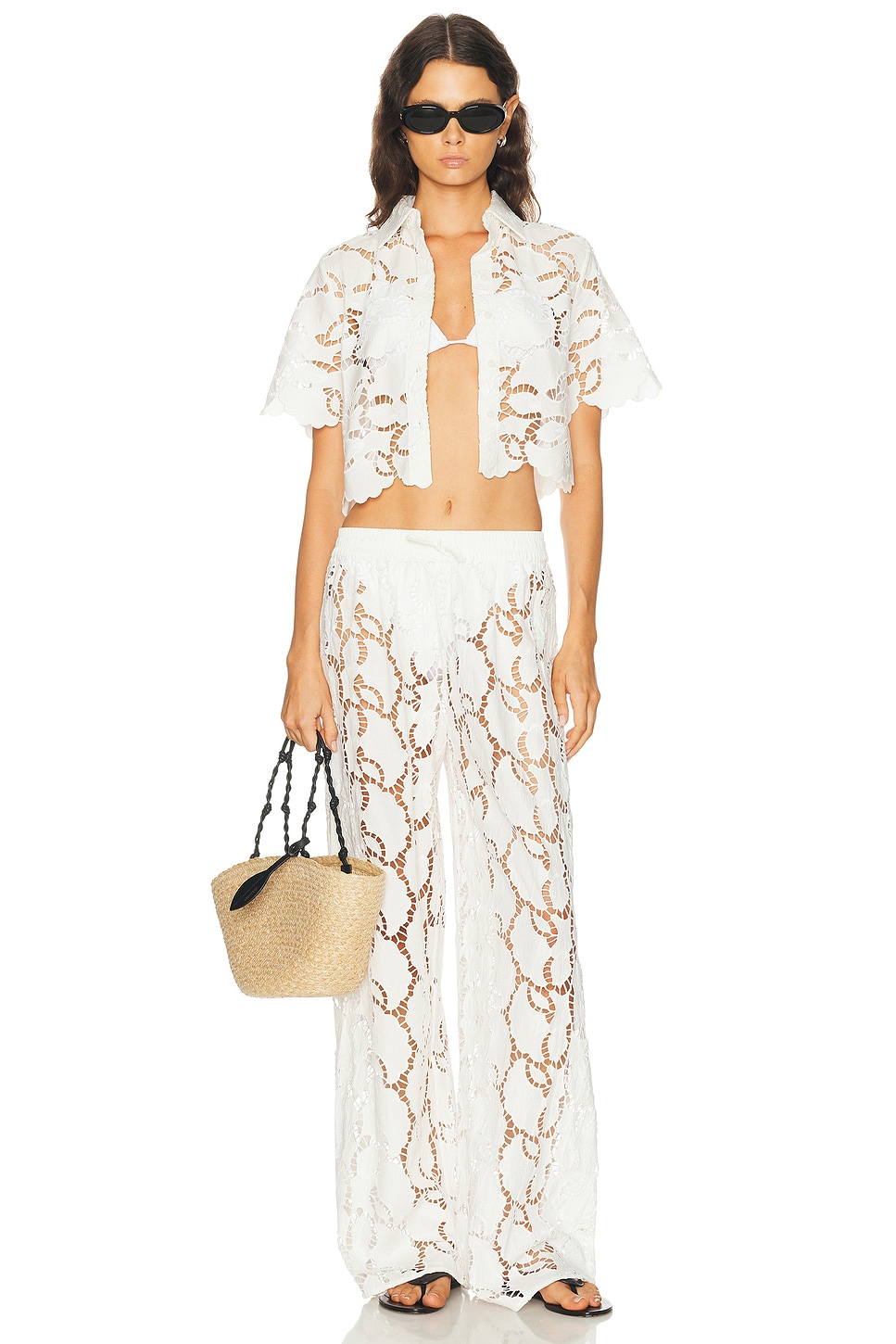 NICHOLAS Sonora Relaxed Crop Top | Thumbnail 5