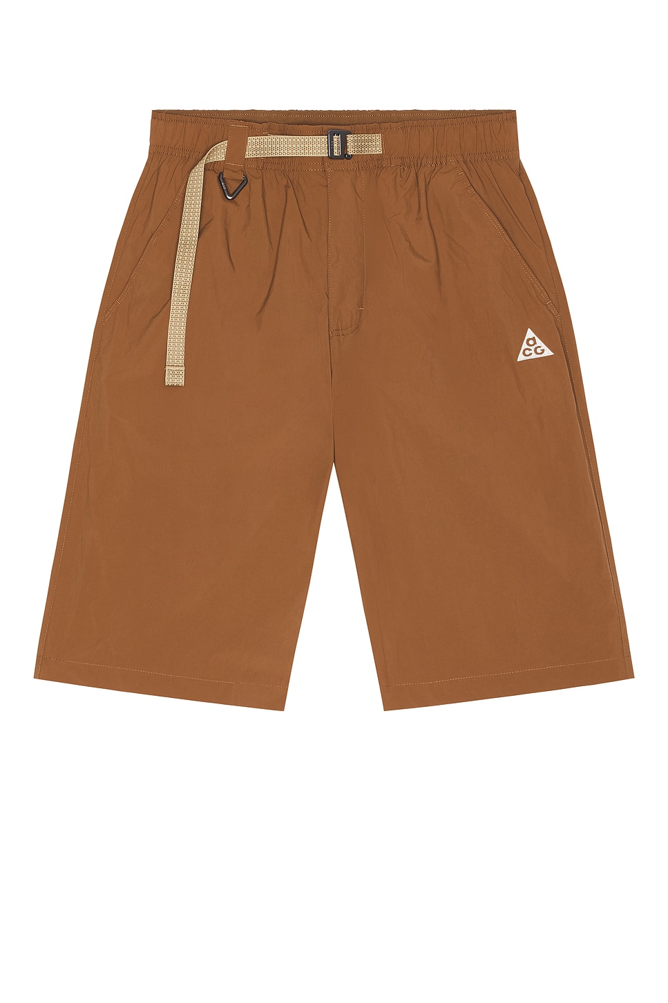 Image 1 of Nike Acg Uv Orb Short in Mosswood Brown & Summit White