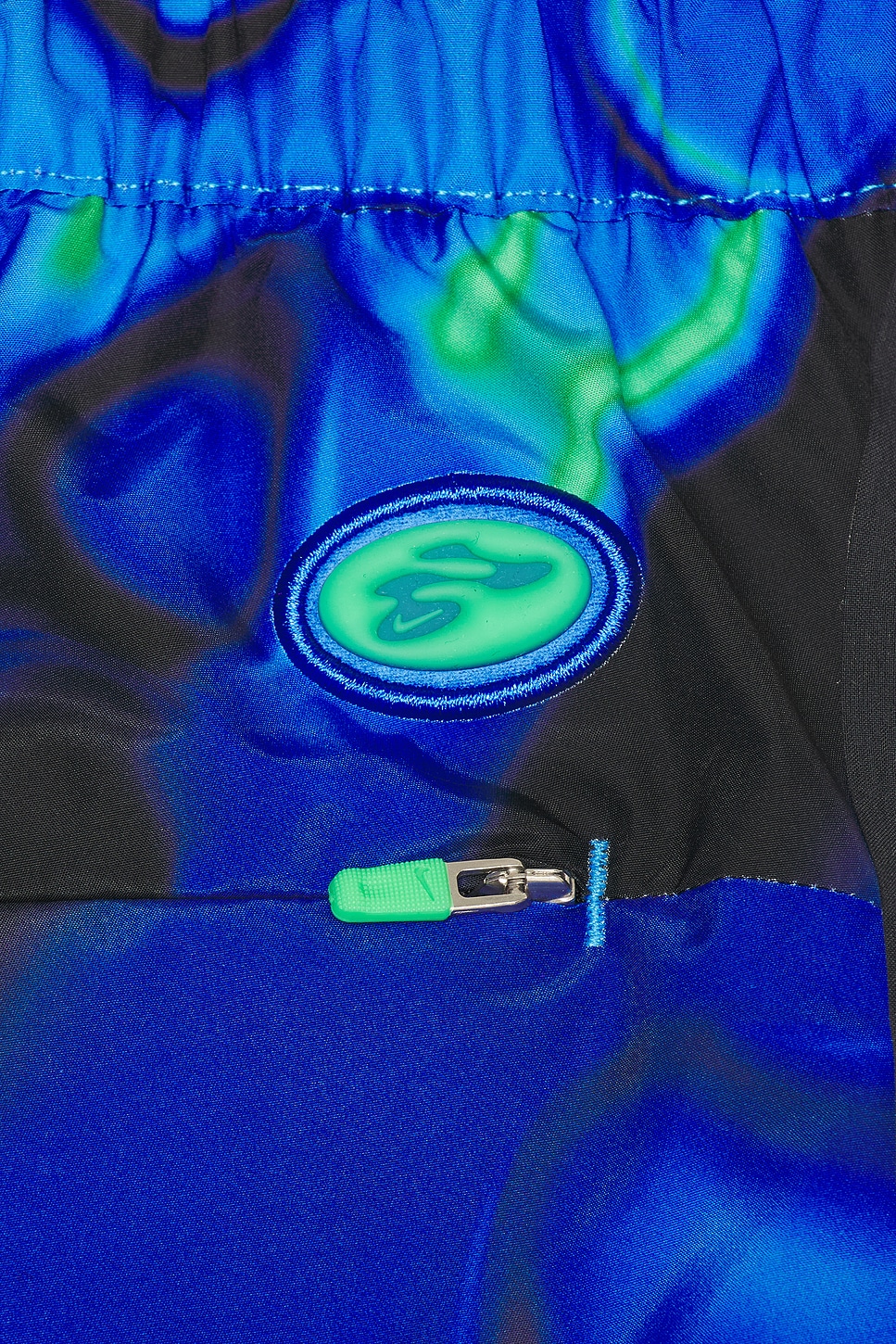 Image 3 of Nike Repel Track Pant in Hyper Royal, White, & Green Shock