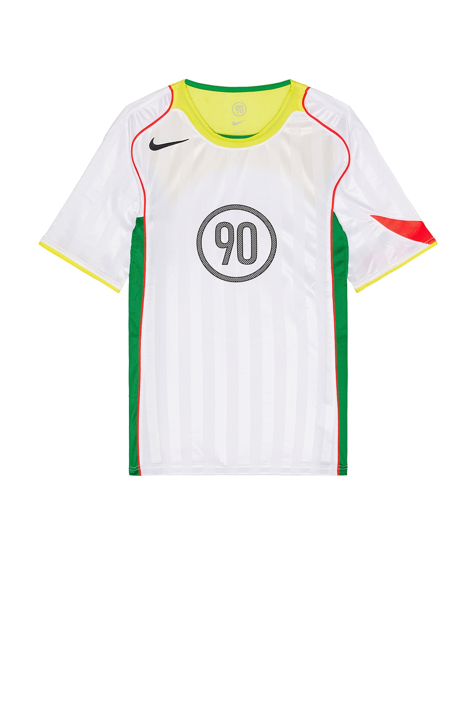 Total 90 Soccer Jersey in White,Green