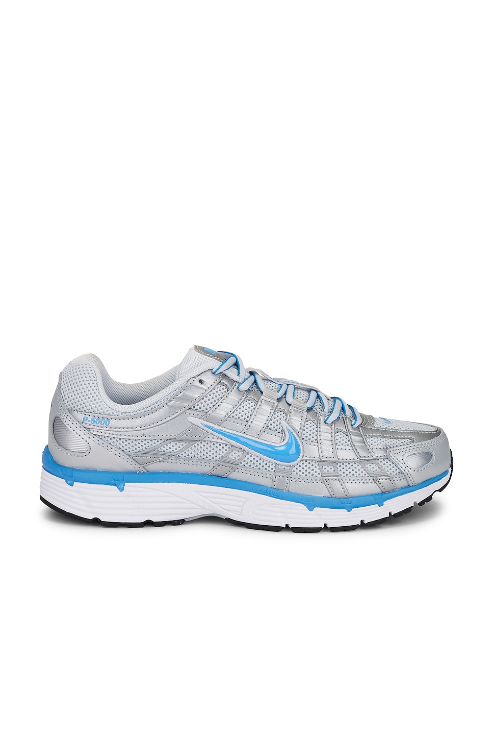 Image 1 of Nike Nike P 6000 in Metallic Platinum & University Blue