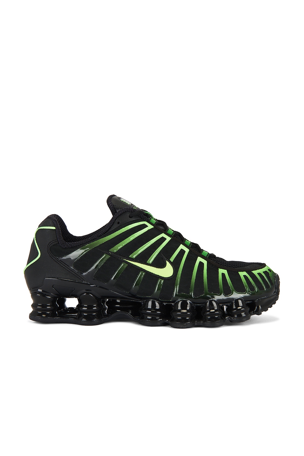 Image 1 of Nike Shox Tl Sneaker in Black & Green Strike
