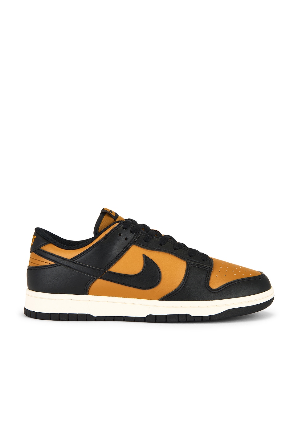 Image 1 of Nike Dunk Low Retro in Desert Ochre, Black, & Pale Ivory