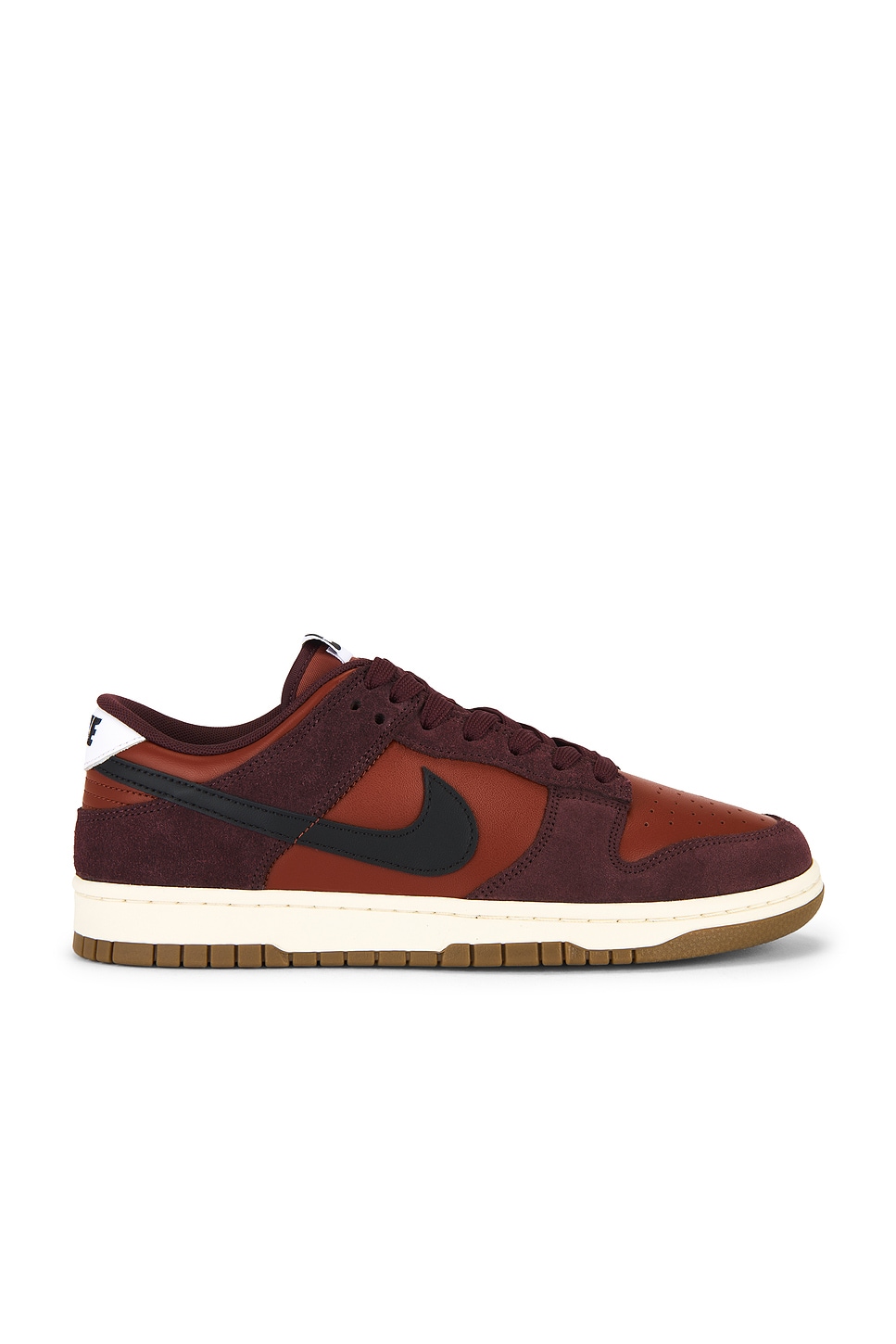 Image 1 of Nike Dunk Low Retro Se in Mars Stone, Black, & Burgundy Crush