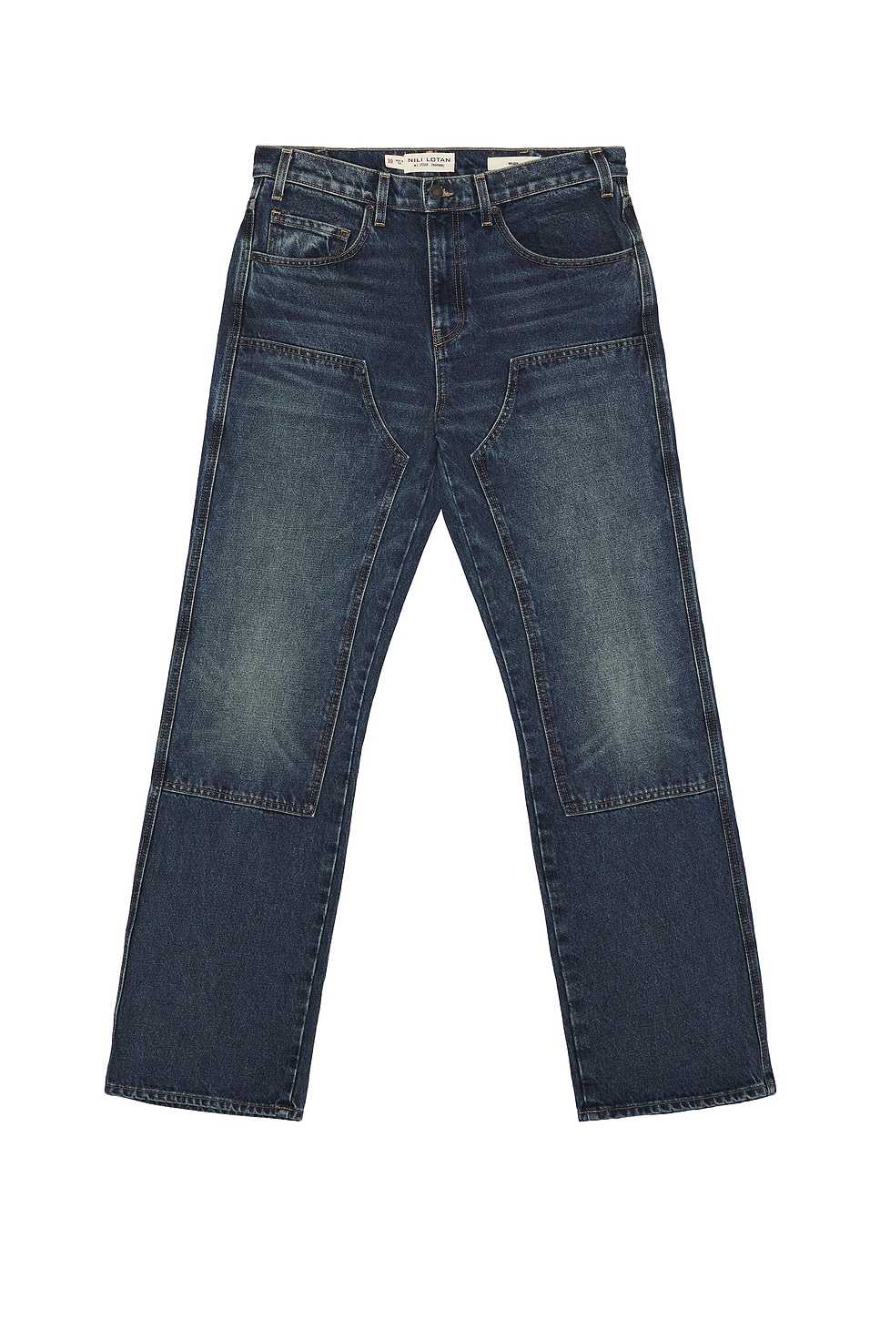 Image 1 of NILI LOTAN Matteo Welder Jeans in Simon Wash