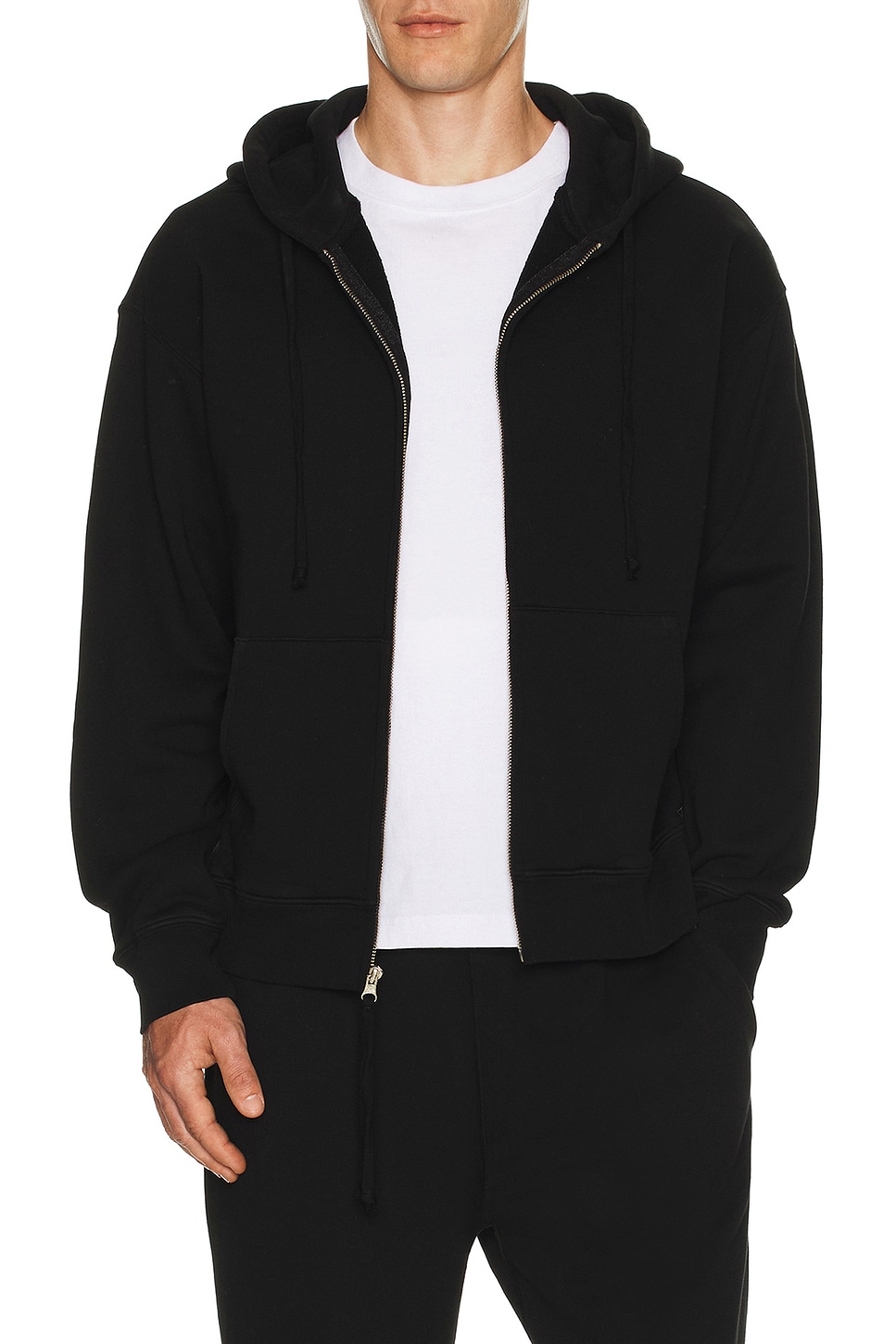 Image 1 of NILI LOTAN Brian Hoodie in Washed Black