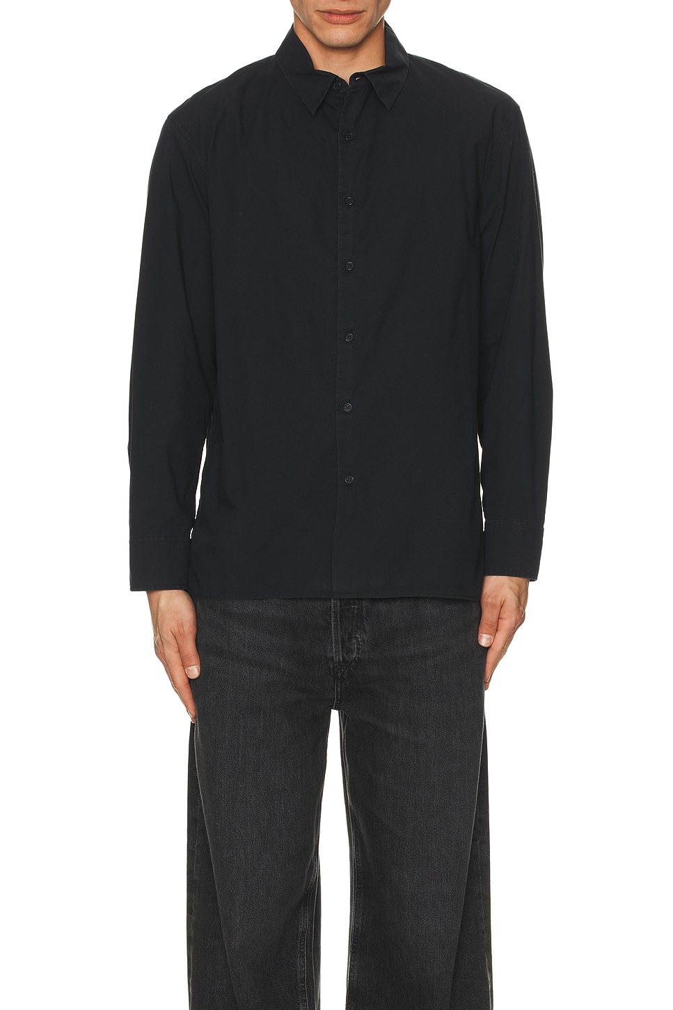 Image 1 of NILI LOTAN Caiden Shirt in Midnight