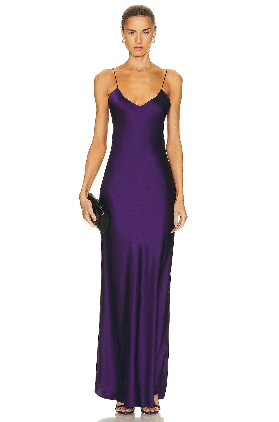 Image 1 of NILI LOTAN Cami Gown in Purple