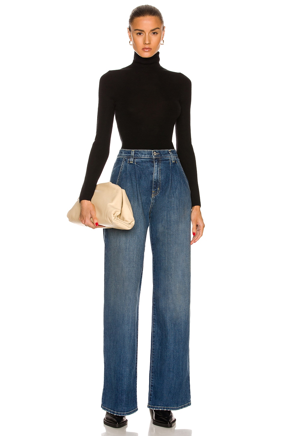 Nili Lotan Flora Wide Leg Jeans