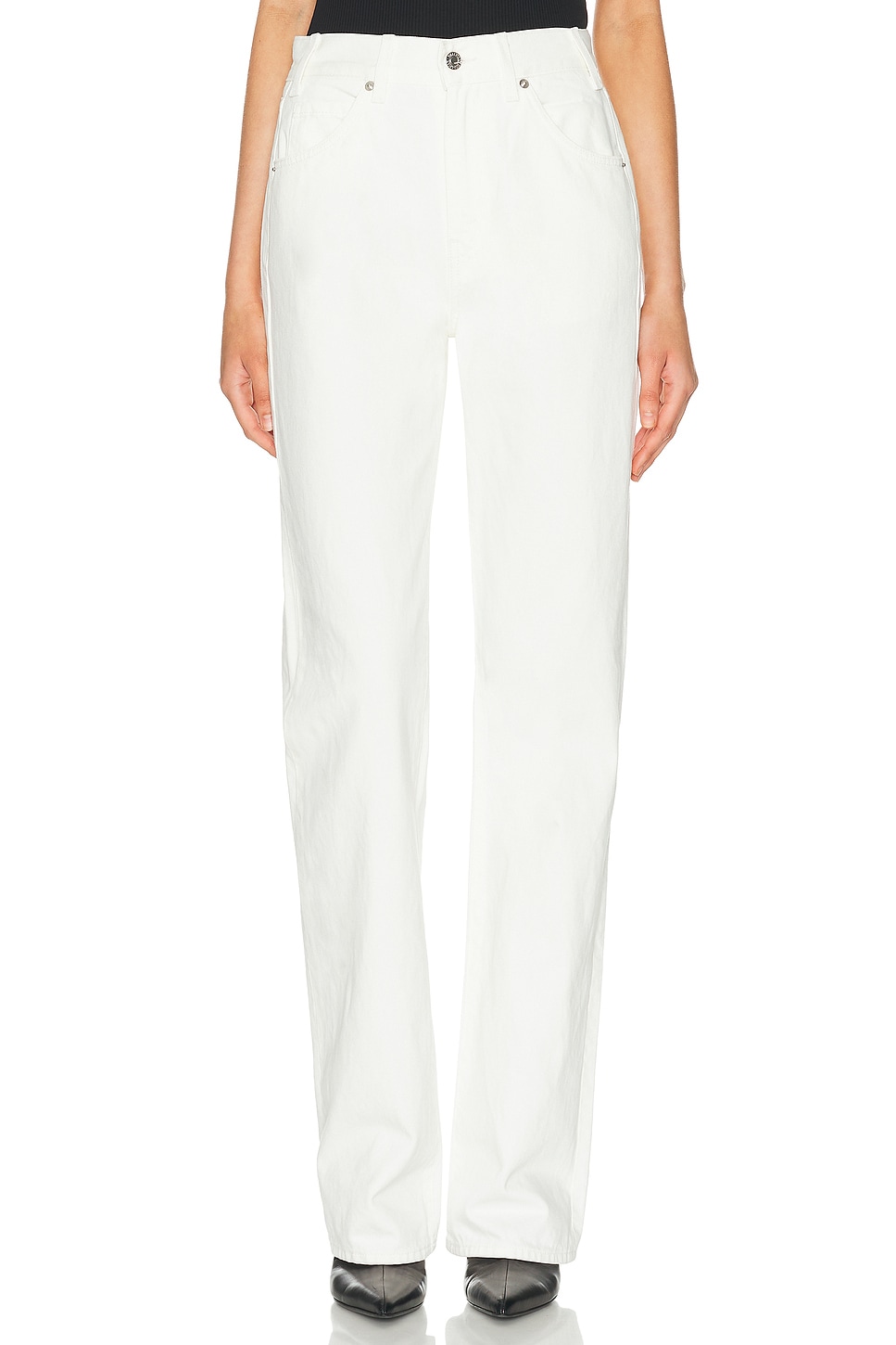 Joan Straight Leg in White