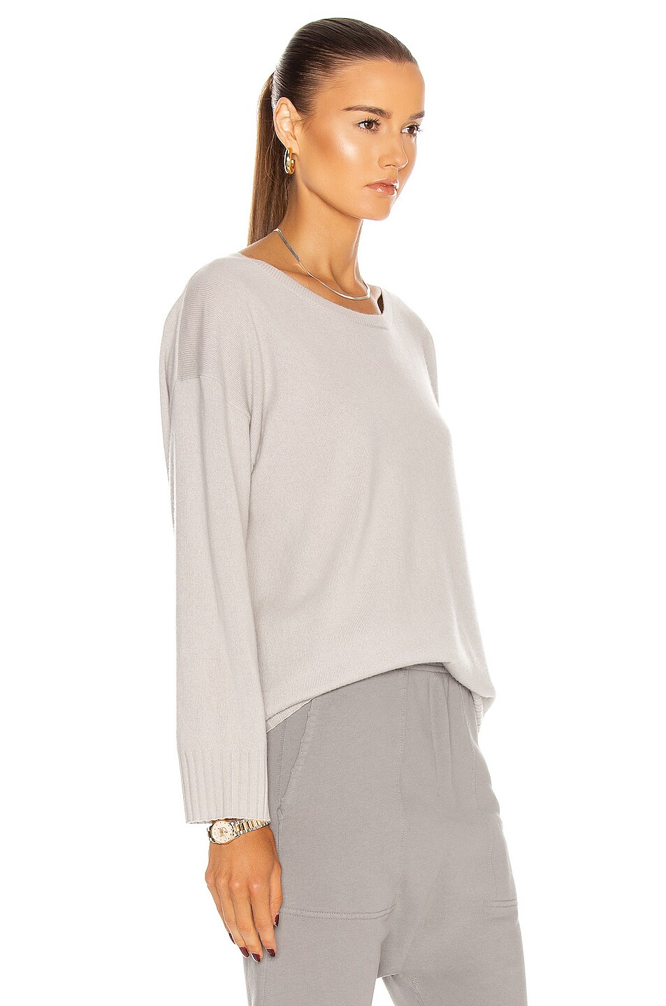 nili lotan cashmere boyfriend sweater