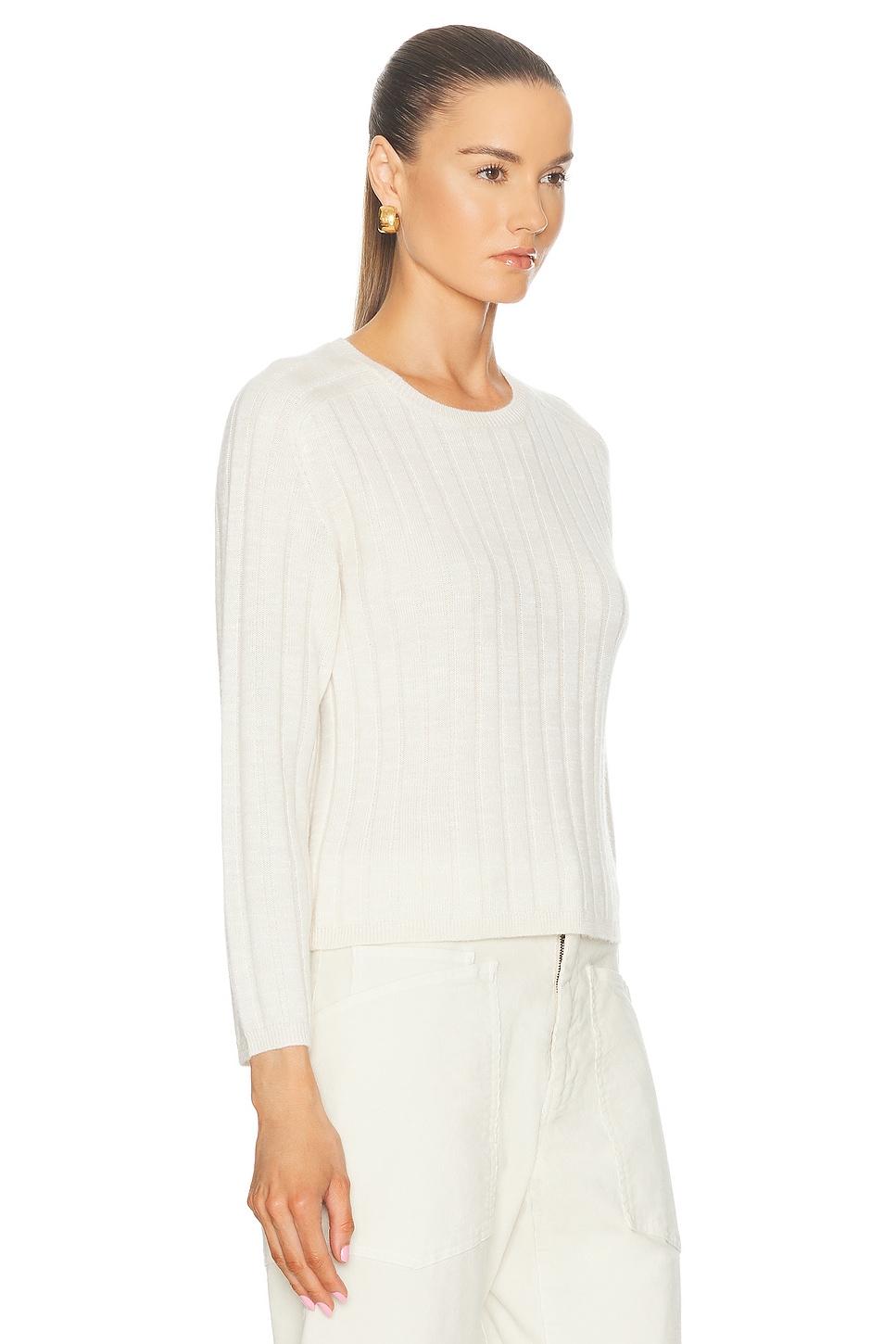 Shop Nili Lotan Alise Sweater In Ivory